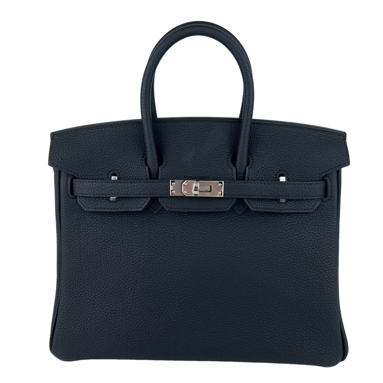 Birkin25 バーキン25 Black ブラック PHW シルバー金具 Togo トゴ Stamp-W W刻印