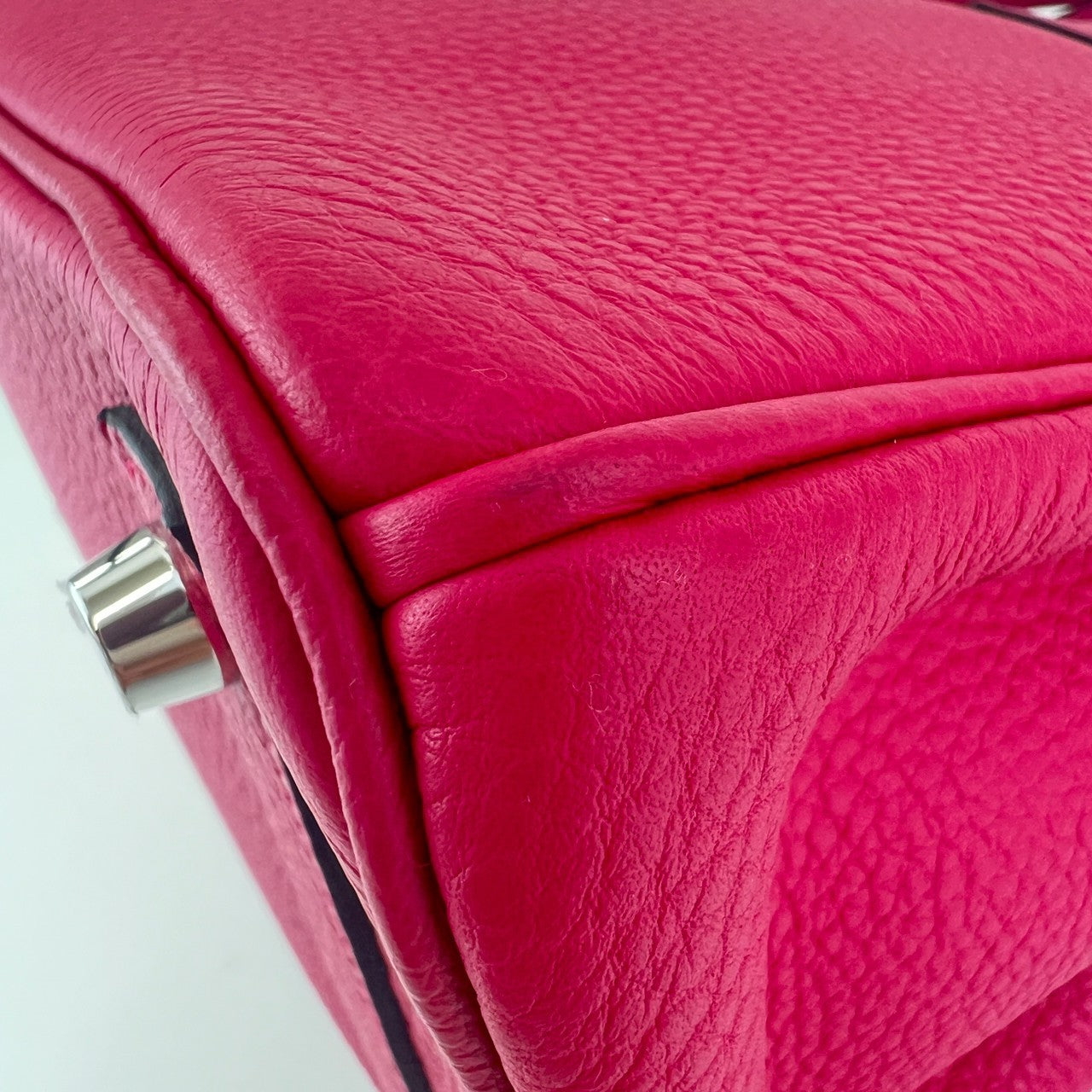 Hermès エルメス Birkin25 バーキン25 Stamp-U U刻印 Togo トゴ Rose mexico ローズメキシコ PHW シルバー金具