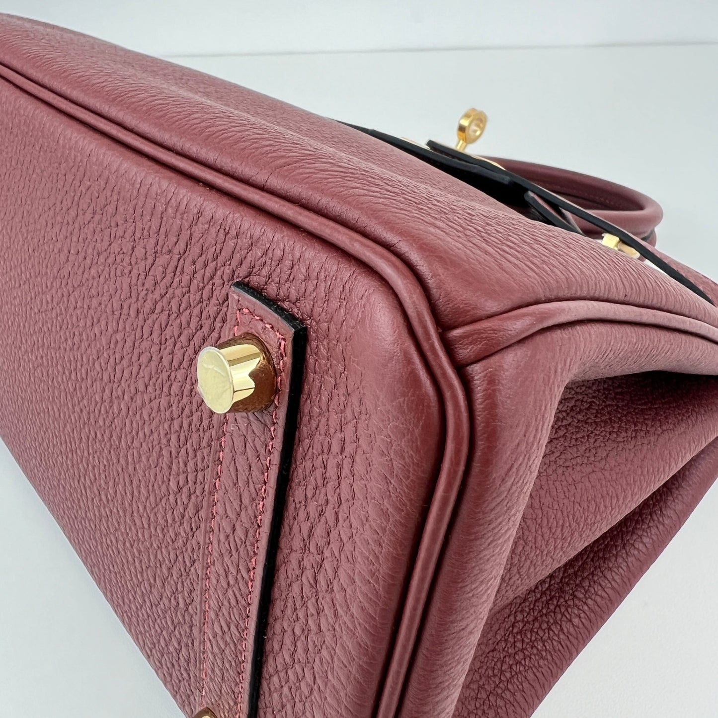 Birkin25 バーキン25 Rouge H ルージュアッシュ YG金具 Stamp-K K刻印 Togo トゴ