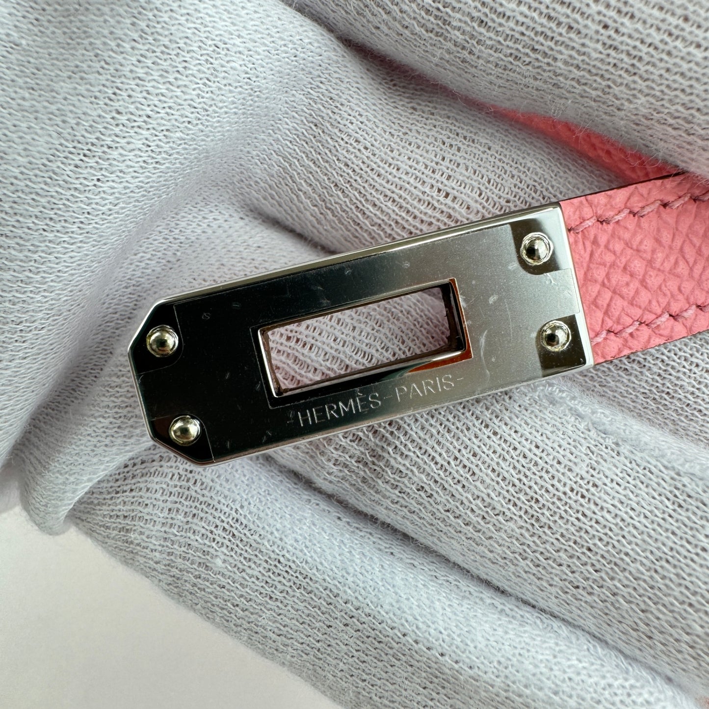 Hermès エルメス Mini kelly ミニケリー Stamp-K K刻印 Epsom エプソン Rose confetti ローズコンフェッティ PHW シルバー金具