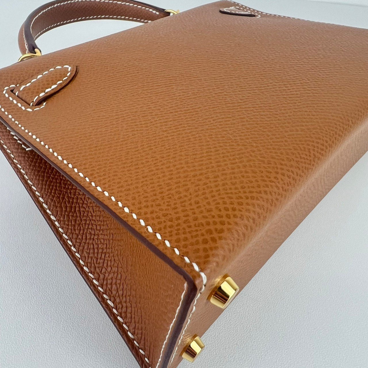 Mini kelly ミニケリー Gold ゴールド Epsom エプソン GHW ゴールド金具 Stamp-W W刻印