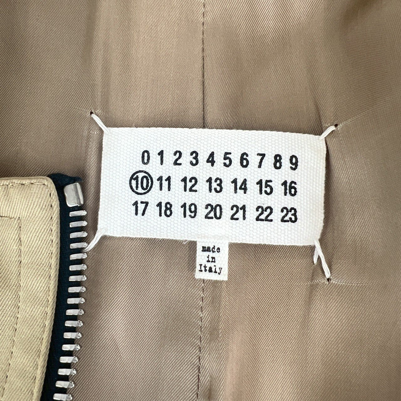 ジップアップトレンチコート beige ベージュ サイズ46