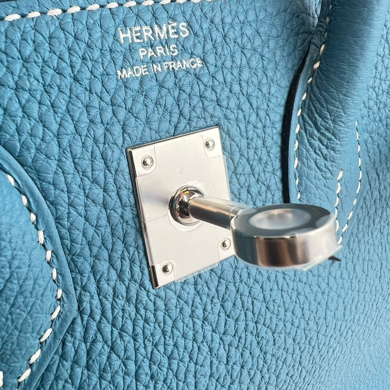 Birkin25 バーキン25 Bleu jean ブルージーン PHW シルバー金具