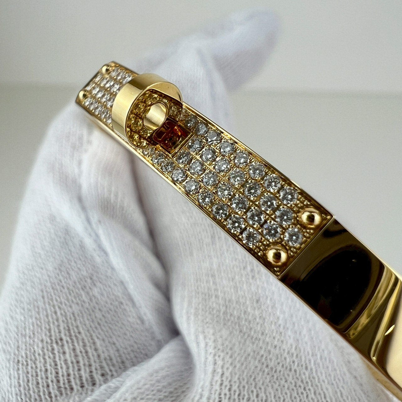 Kelly bangle bracelet PM ケリーブレスレットPM Gold ゴールド Diamonds ダイヤモンド