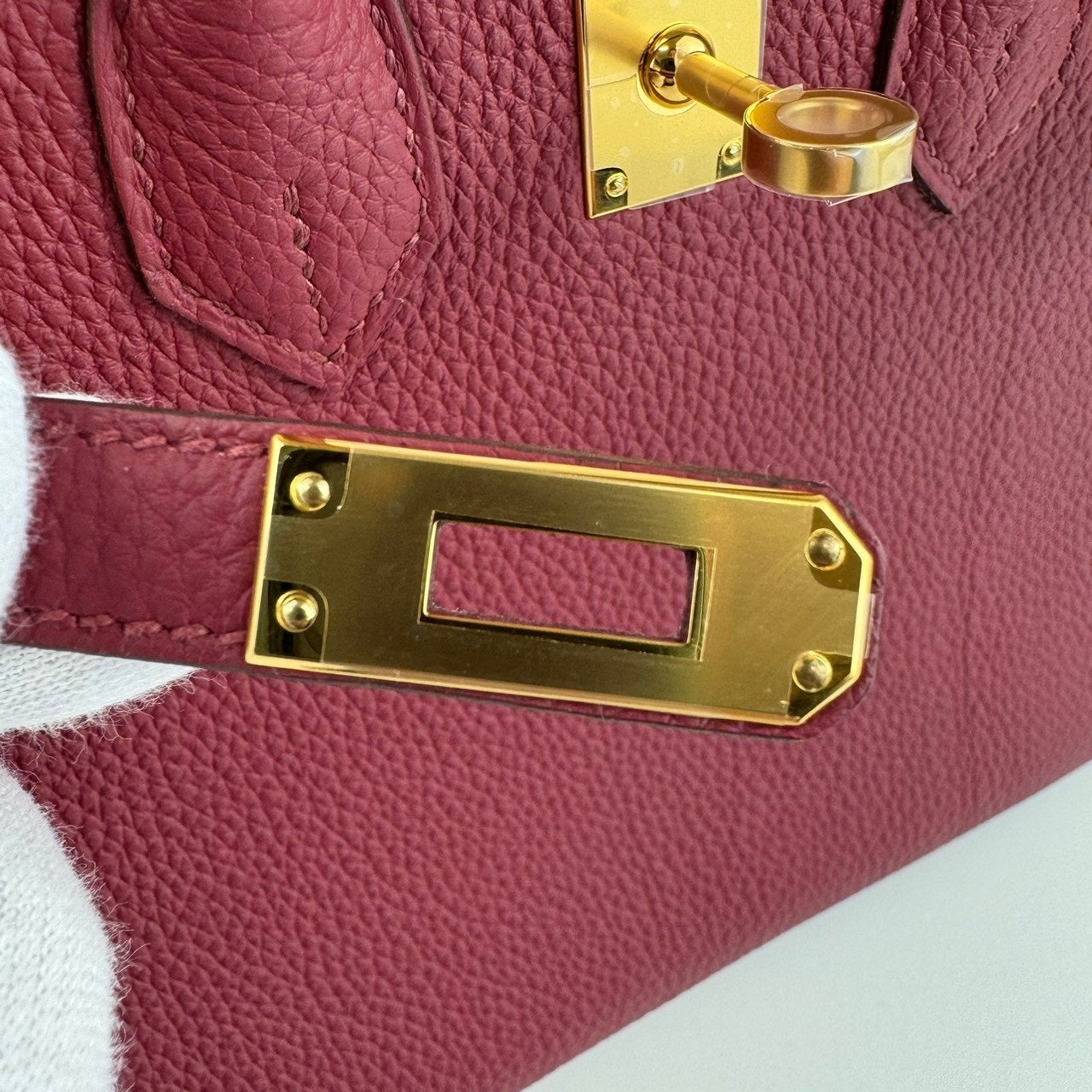 Birkin25 バーキン25 Ruby ルビー Togo トゴ GHW ゴールド金具 Stamp-B B刻印