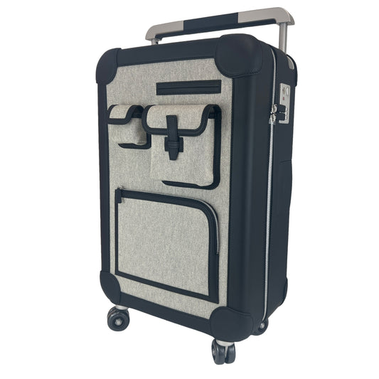 Rolling mobility suitcase || cargo R.M.S Ⅱ カーゴ Black ブラック  PHW シルバー金具 Toile geoland