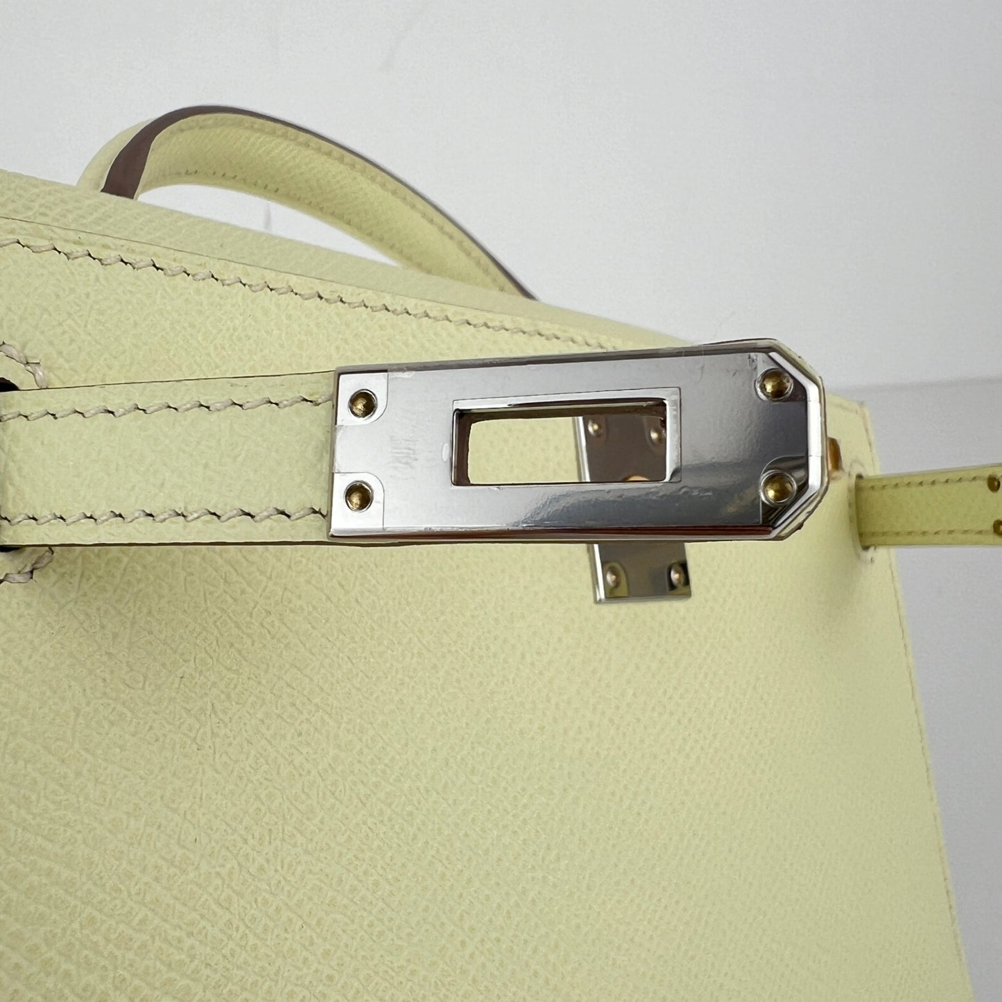 Mini kelly ミニケリー Jaune milton ジョーヌミルトン EHW エレクトラム金具 Epsom エプソン Stamp-W W刻印