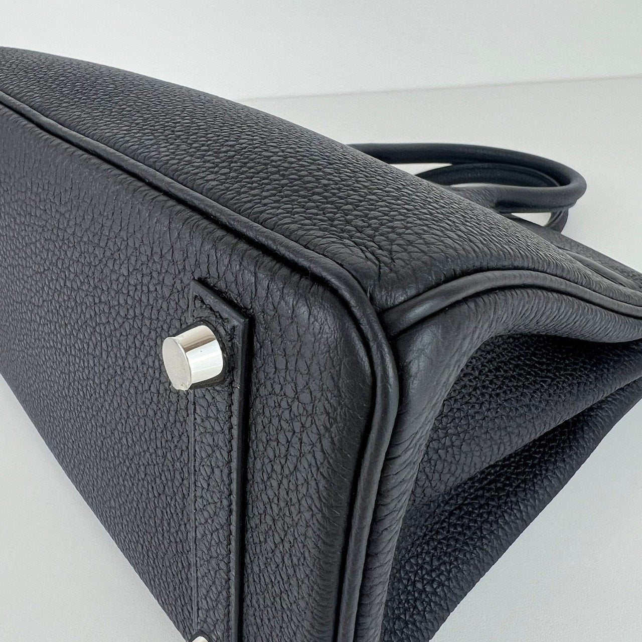 Birkin25 バーキン25 Black ブラック PHW シルバー金具 W刻印 Togo トゴ