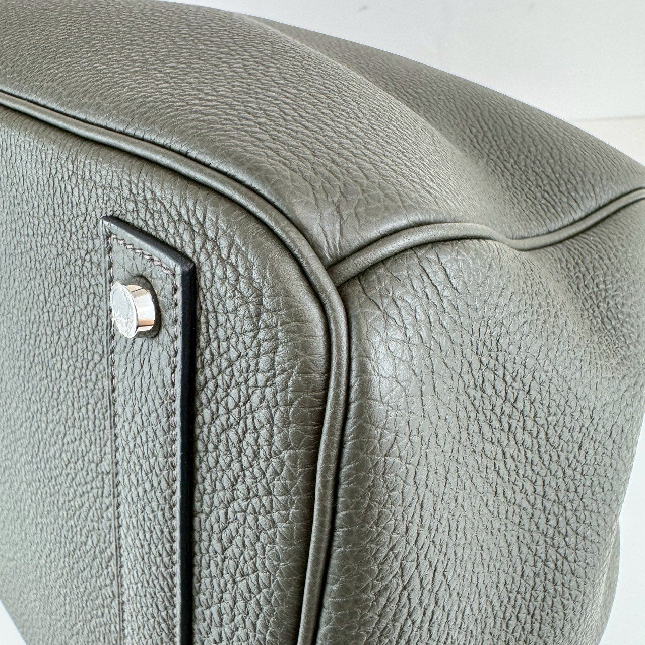 Haut a Courroies オータクロア40 Vert gris ヴェールグリス SV金具 Stamp-U U刻印 Togo トゴ