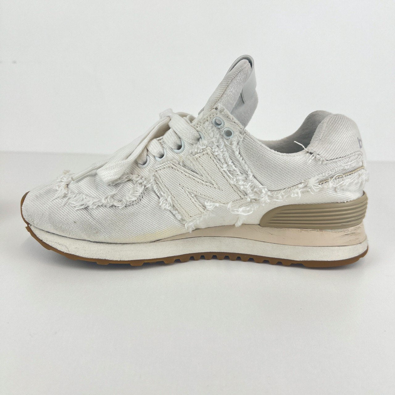 ミュウミュウ ニューバランス Miumiu×New Balance 574 スニーカー ホワイト 574 White ホワイト 34ハーフ
