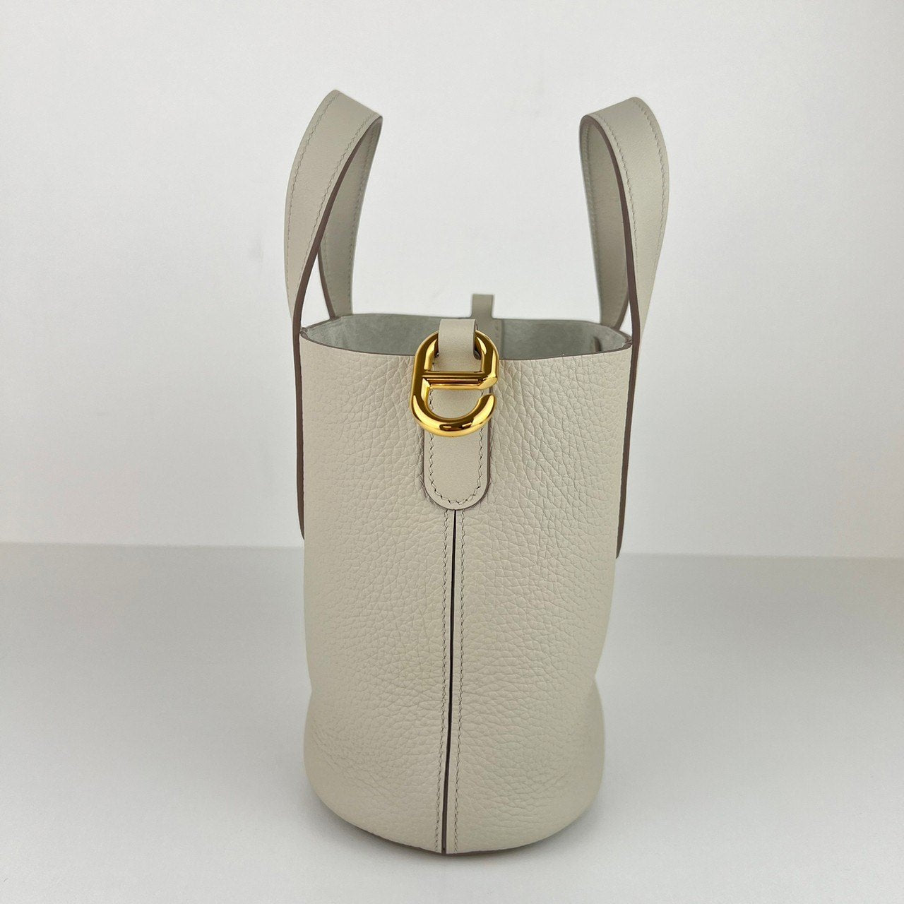 新品未使用 HERMES エルメス インザループ 18 IN THE ROOP 18 Craie クレ GHW ゴールド金具 Clemance トリヨンクレマンス B刻印 Stamp-B ハンドバッグ レディースバッグ