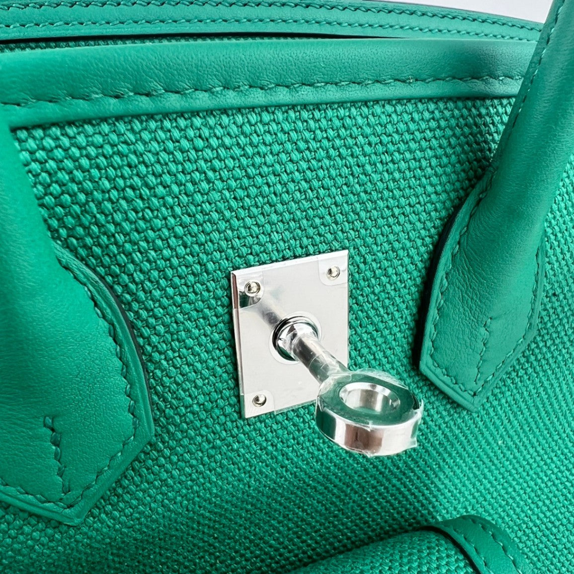 Birkin25 Cargo バーキン25 カーゴ Vert vertigo ヴェールヴェルティゴ W刻印 Toile gieland/Swift PHW シルバー金具