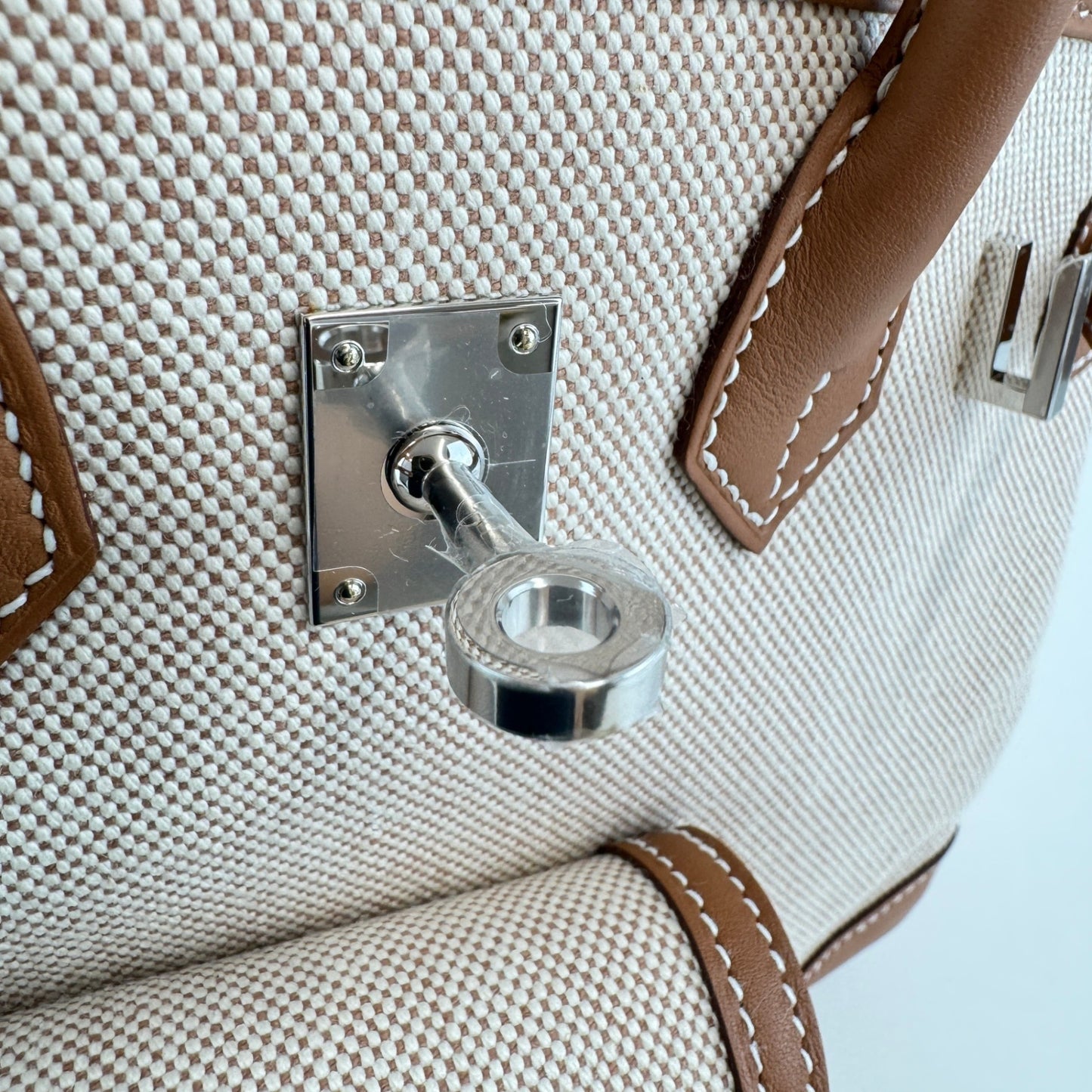Birkin25 cargo バーキン25 カーゴ Gold ゴールド Toile gieland/Swift トワルゴエラン/スイフト PHW シルバー金具 Stamp-K K刻印