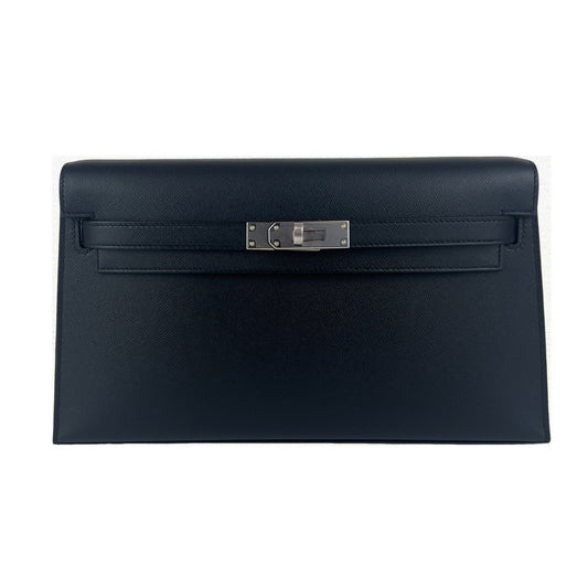 Kelly elan Black ブラック Madame マダム PHW シルバー金具 Stamp-K K刻印