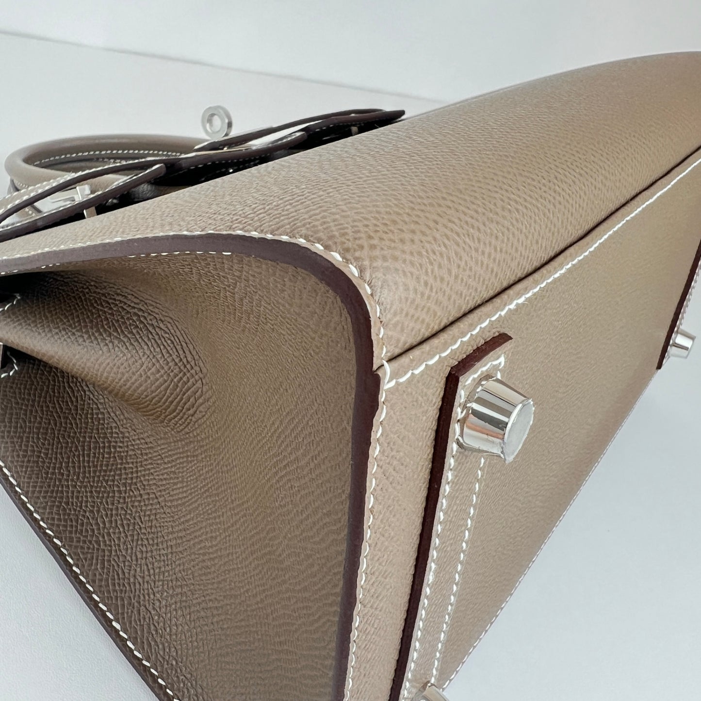 Birkin25 sellier バーキン25セリエ Etoupe エトープ SV金具 Stamp-W W刻印 Epsom エプソン