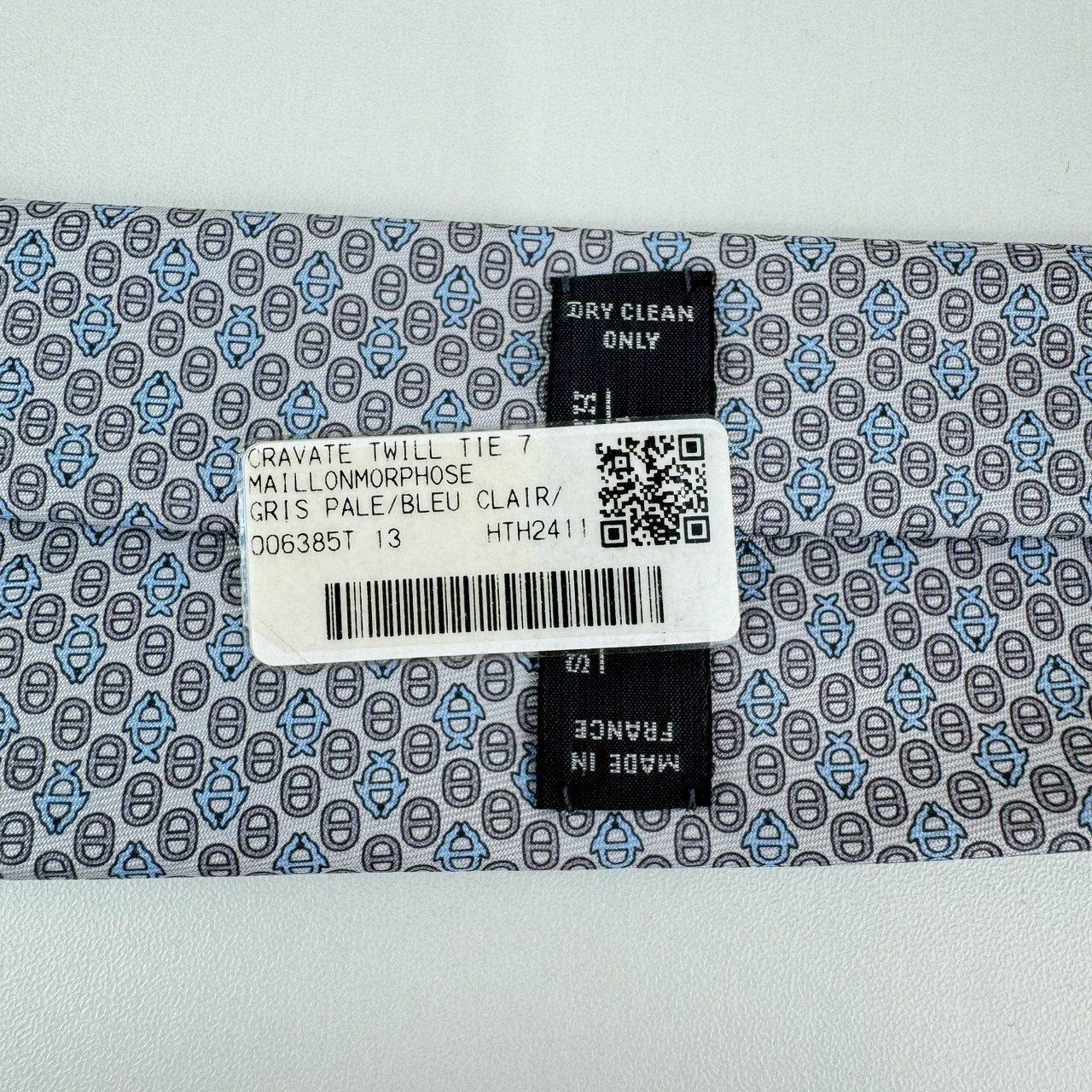 シルクタイ マイヨンモルフォーズ グレー シルク