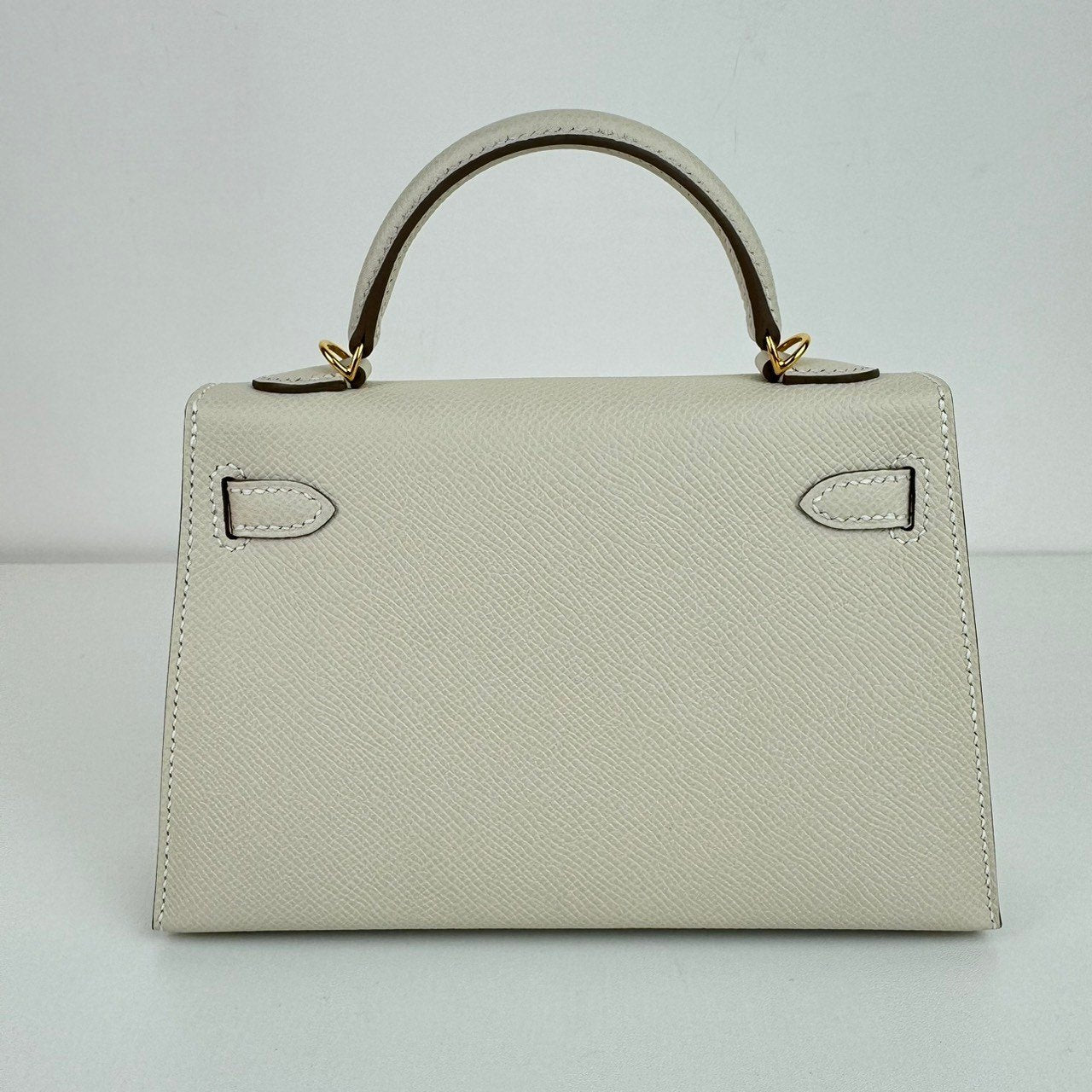 Mini kelly ミニケリー Craie クレ ゴールド金具 W刻 ハンドバッグ Epsom エプソン