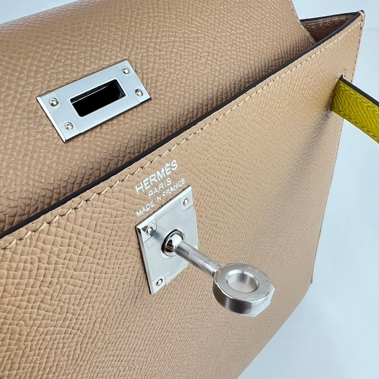 Kelly25 tricolore ケリー25 トリコロール Chai/Lime/Mauve sylvester チャイ/ライム/モーヴシルベストル Epsom エプソン PHW シルバー金具 B刻