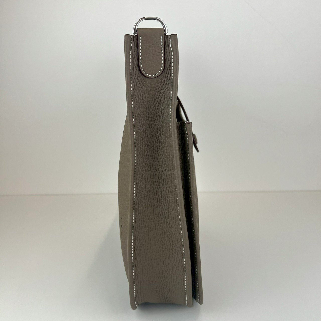 Evelyn PM エヴリンPM Etoupe エトープ PHW シルバー金具 Taurillon Clemence トリヨンクレマンス Stamp-K K刻印