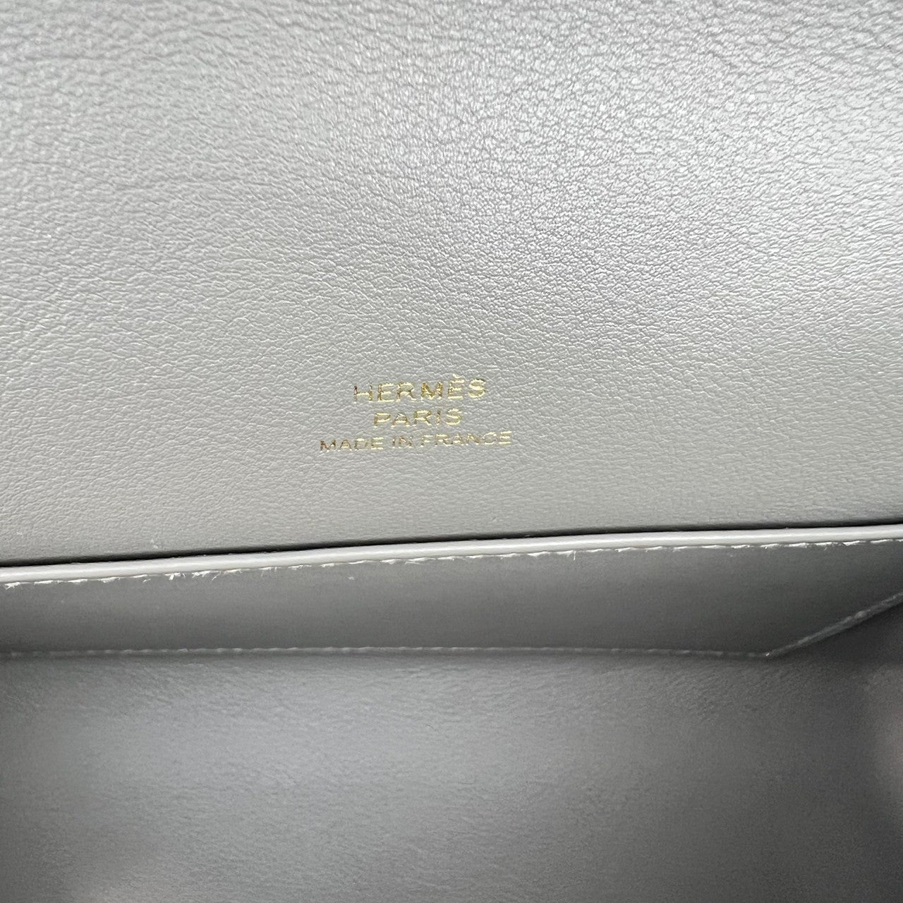 新品 HERMES ポシェットケリー グリスメイヤー スイフト ゴールド U刻