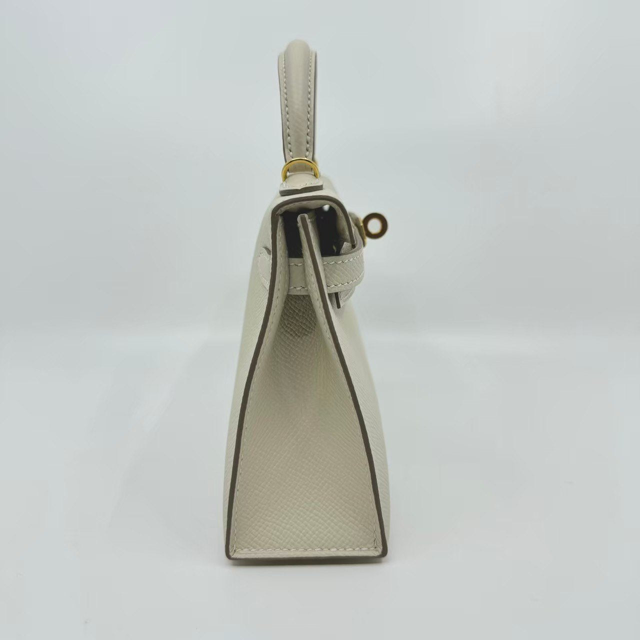 Mini kelly ミニケリー Stamp-W W刻印 Epsom エプソン Craie クレ GHW ゴールド金具