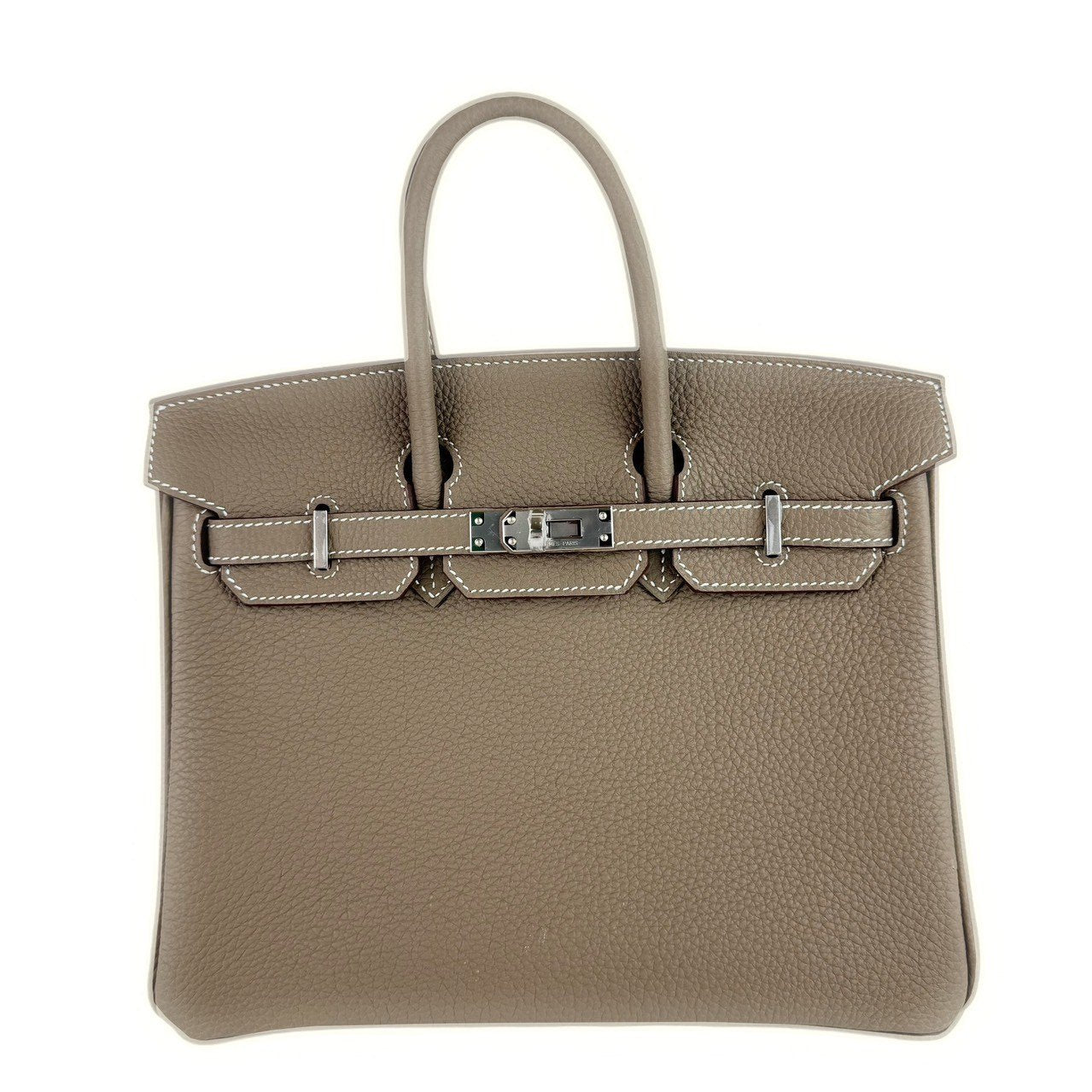 Birkin25 バーキン25 Etoupe エトープ Togo トゴ PHW シルバー金具 Stamp-W W刻印