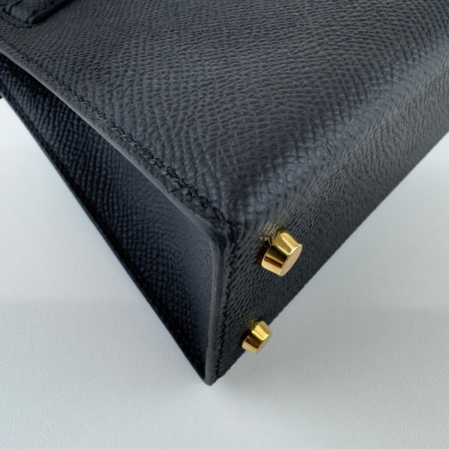 Mini kelly ミニケリー Black ブラック Epsom エプソン GHW ゴールド金具 Stamp-W W刻印
