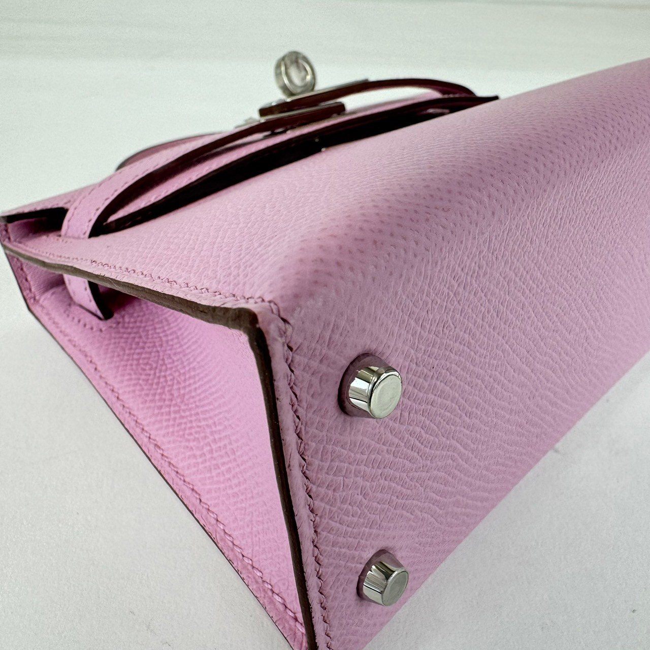 Mini kelly ミニケリー Mauve Sylvestre モーヴシルベストル PHW シルバー金具 Stamp-Z Z刻 Epsom エプソン