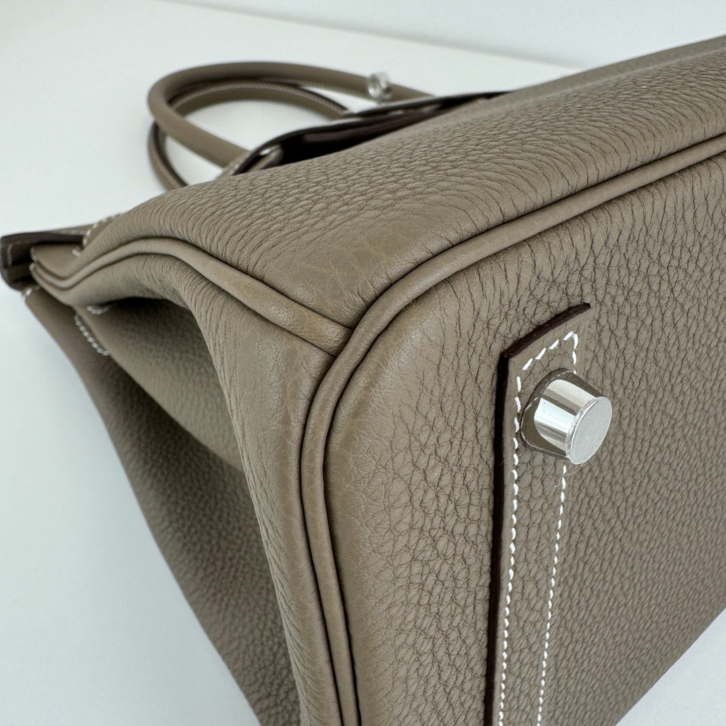 Birkin30 バーキン30 Etoupe エトープ Togo トゴ PHW シルバー金具 Stamp-W W刻印 ハンドバッグ