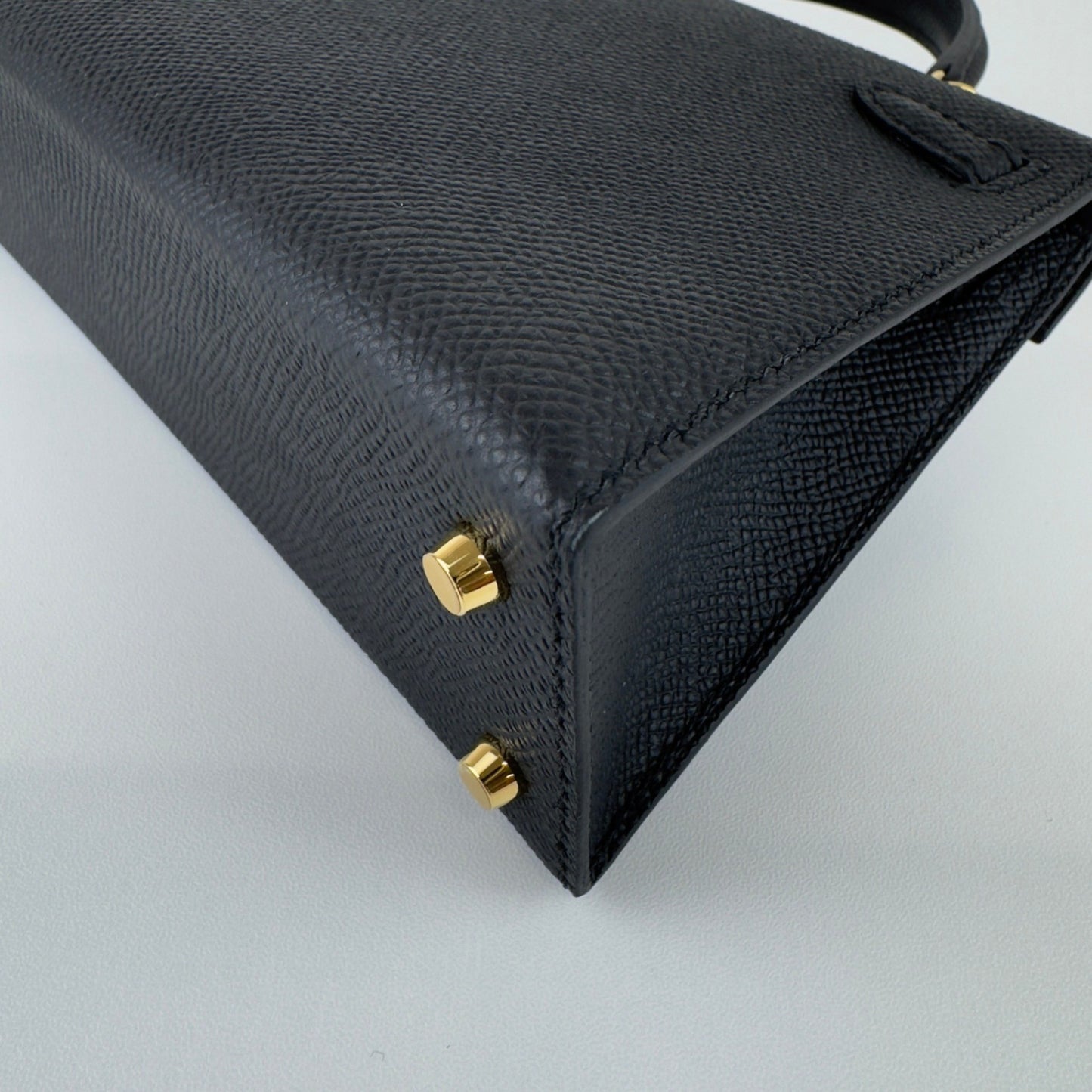 Mini kelly ミニケリー Black ブラック Epsom エプソン GHW ゴールド金具 Stamp-W W刻印
