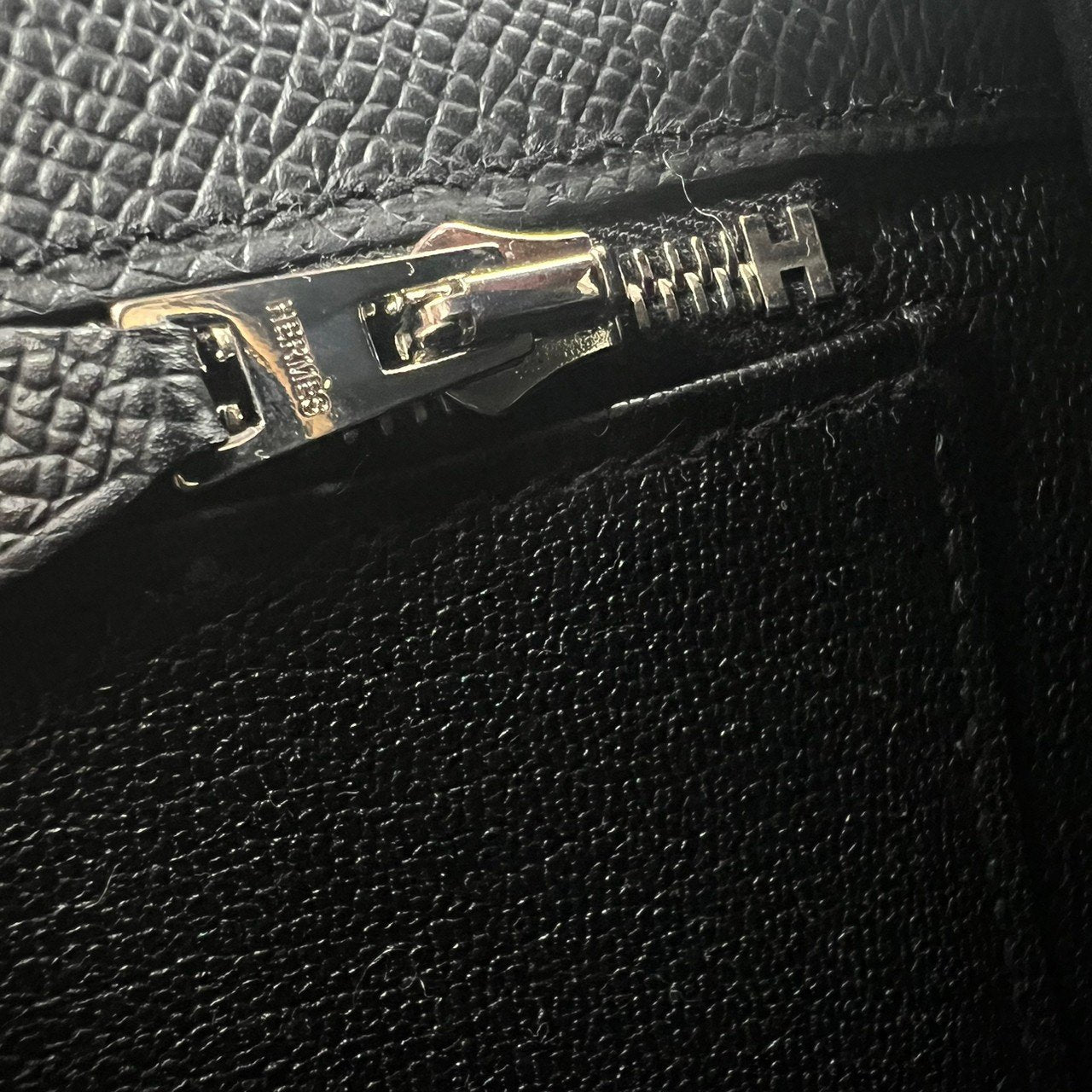 Kelly25 ケリー25 Black ブラック Epsom エプソン PHW シルバー金具 Stamp-W W刻印
