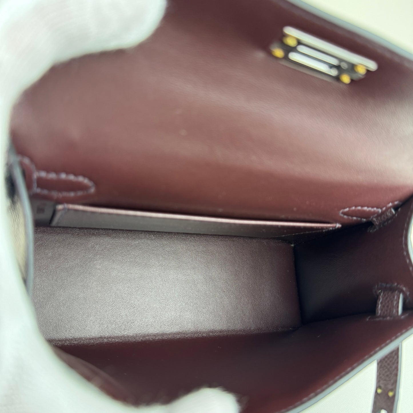 Hermès エルメス Mini kelly ミニケリー Stamp-W W刻印 Epsom エプソン Rouge sellier ルージュセリエ EHW エレクトラム金具