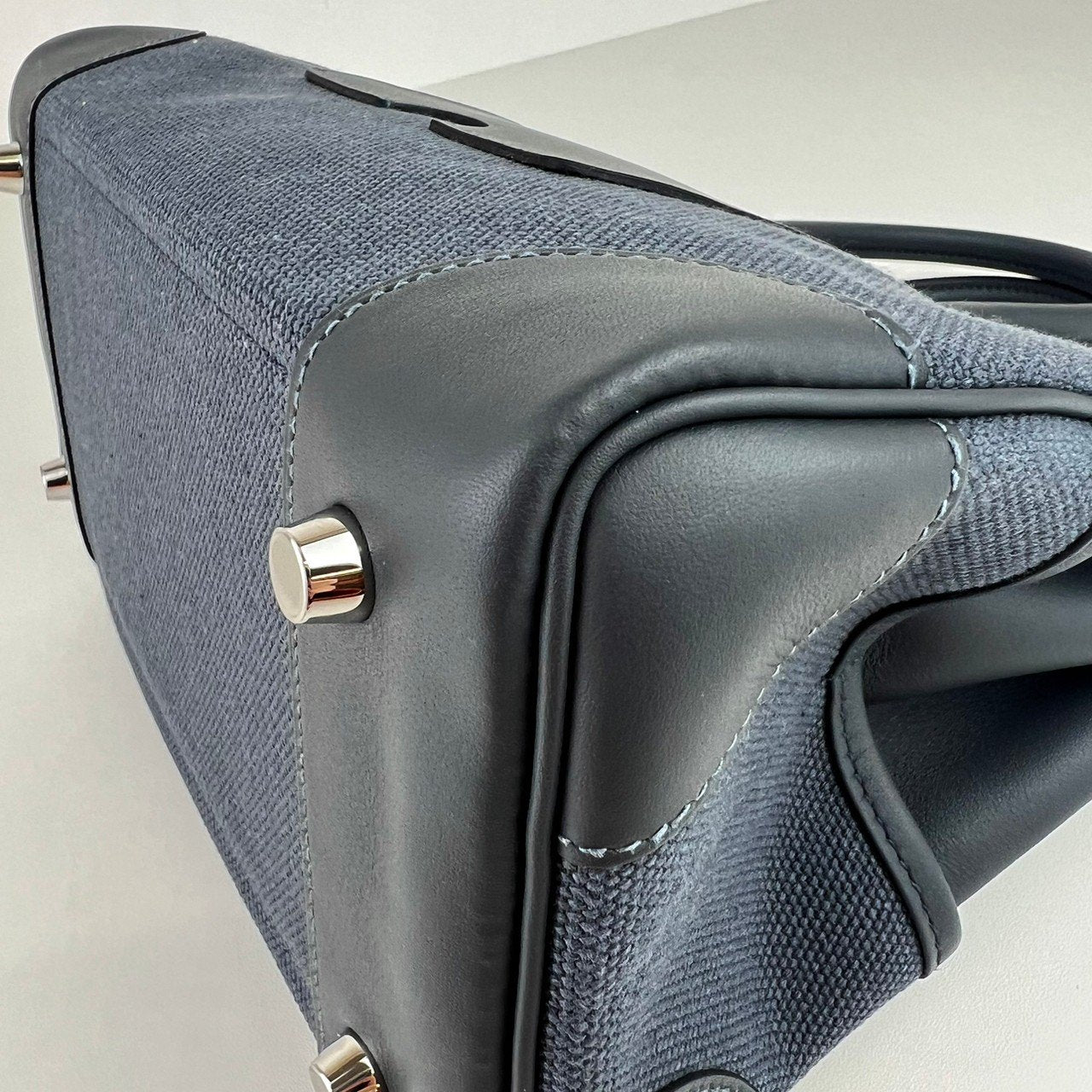 Birkin25 cargo バーキン25 カーゴ Gris misty グリミスティ PHW シルバー金具 Toile goeland/Swift トワルゴエラン/スイフト Stamp-W W刻印
