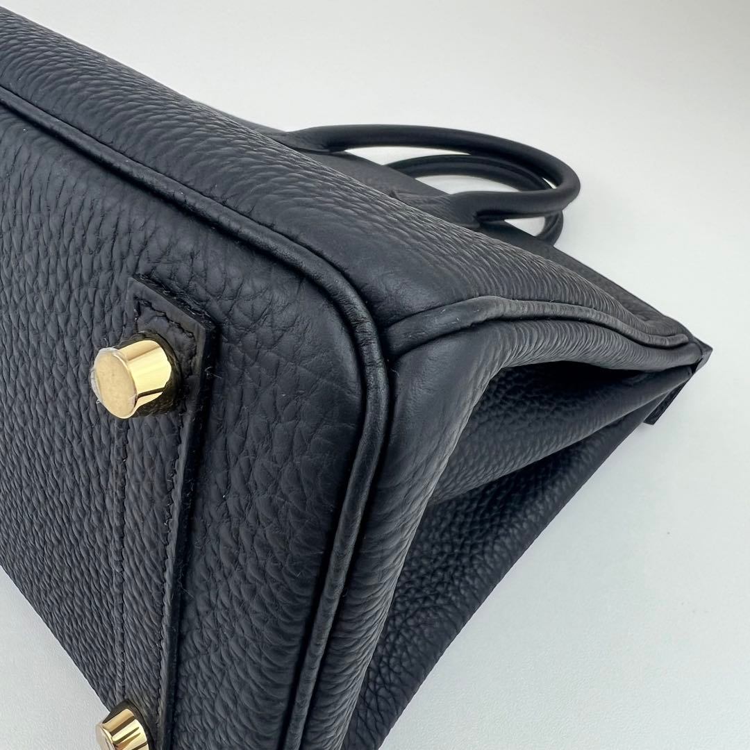 Birkin25 バーキン25 Black ブラック Togo トゴ GHW ゴールド金具 Stamp-W W刻印