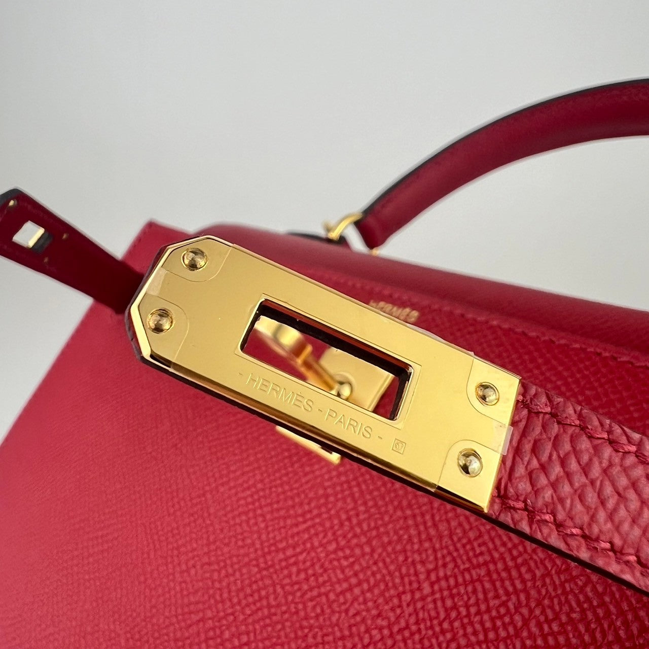 Kelly25 ケリー25 Rouge piment ルージュピマン Epsom エプソン GHW ゴールド金具