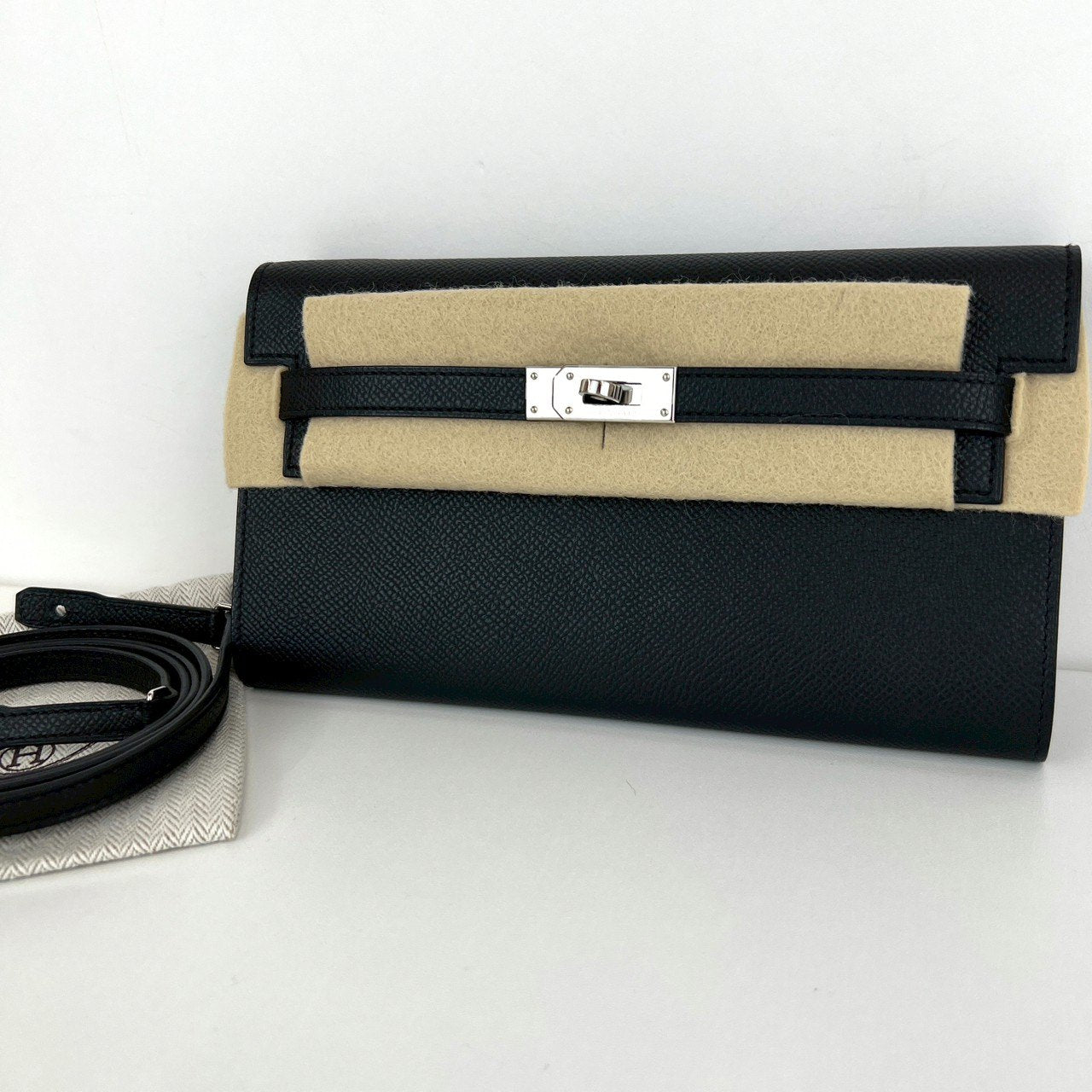 Kelly to go ケリートゥーゴー Black ブラック Epsom エプソン PHW シルバー金具 Stamp-Y Y刻印