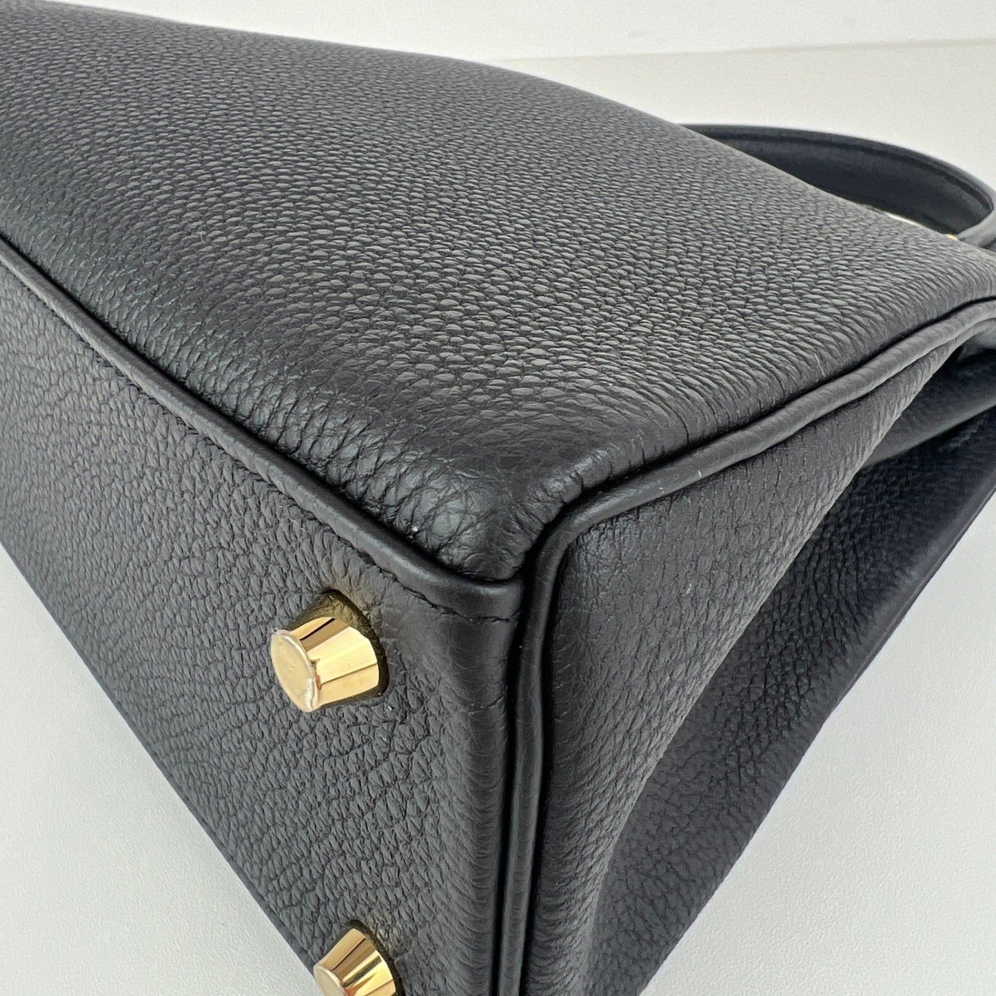 Kelly25 ケリー25 Black ブラック Togo トゴ GHW ゴールド金具 Stamp-W W刻印