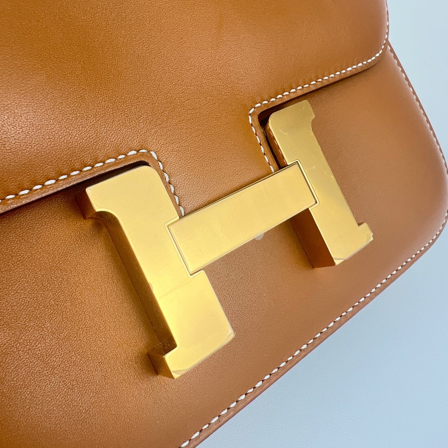 Constance mini コンスタンスミニ Gold ゴールド Boxcalf ボックスカーフ GHW ゴールド金具 Stamp-U U刻印