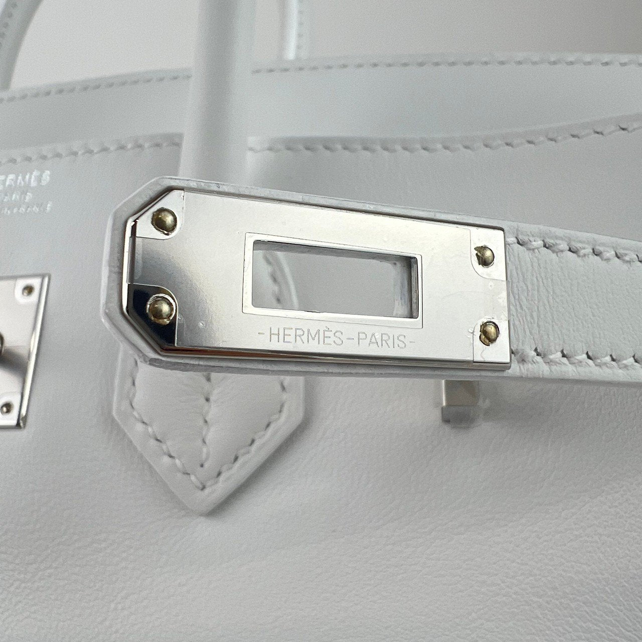 Birkin25 バーキン25 New white ニューホワイト Swift スイフト PHW シルバー金具 Stamp-W W刻印