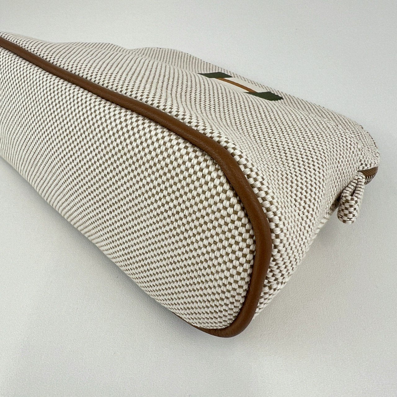 Hermès エルメス Trousse Bolide casaque mini ボリードポーチ カザック ミニ 綿100% Grege グレージュ