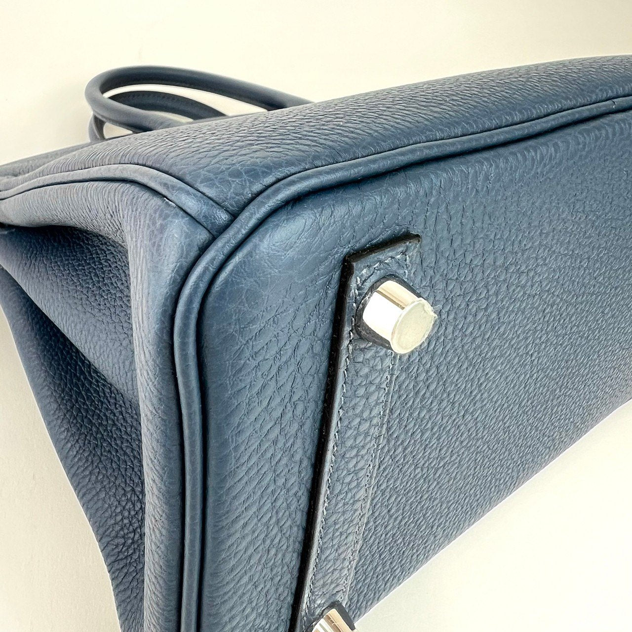 Birkin25 バーキン25 Blue de prsse ブルードゥプリュス Togo トゴ PHW シルバー金具 W刻