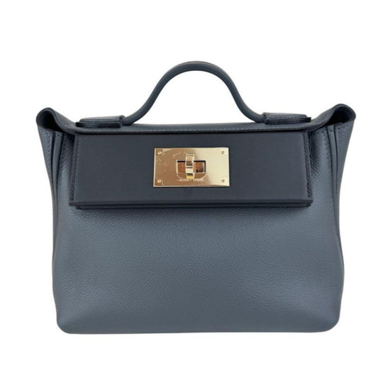 Van quatre mini ヴァンキャトルミニ Stamp-K K刻印 Evercolor/Swift エバーカラー/スイフト Gris meyer/Black グリメイヤー/ブラック PMBHW シャンパンゴールド金具