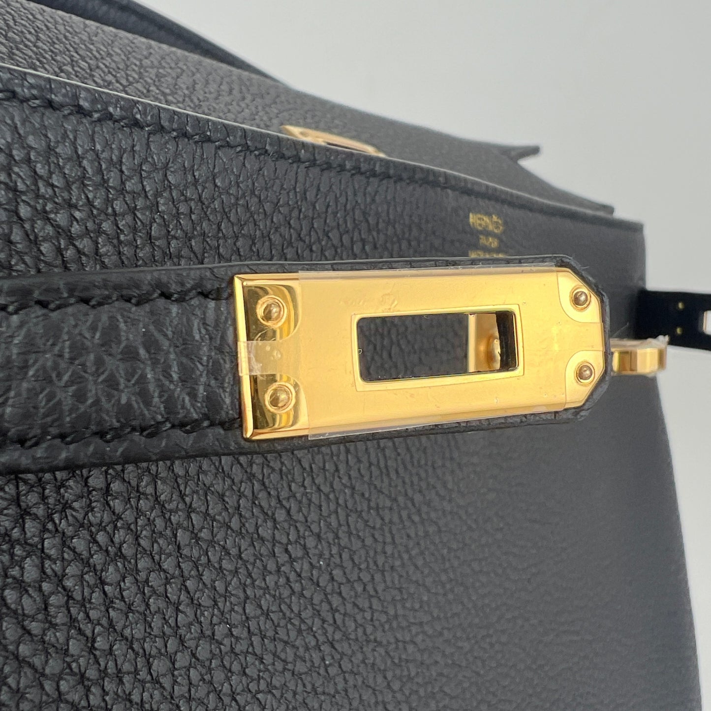 Kelly25 ケリー25 Black ブラック Togo トゴ GHW ゴールド金具 Stamp-W W刻印