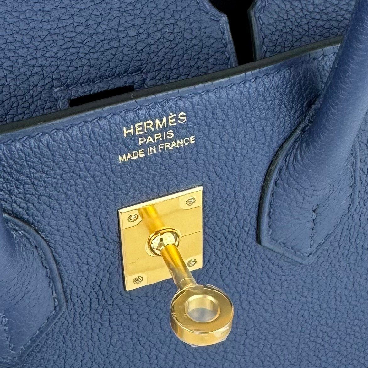 Birkin25 バーキン25 Blue navy ブルーネイビー GHW ゴールド金具 W刻 Togo トゴ