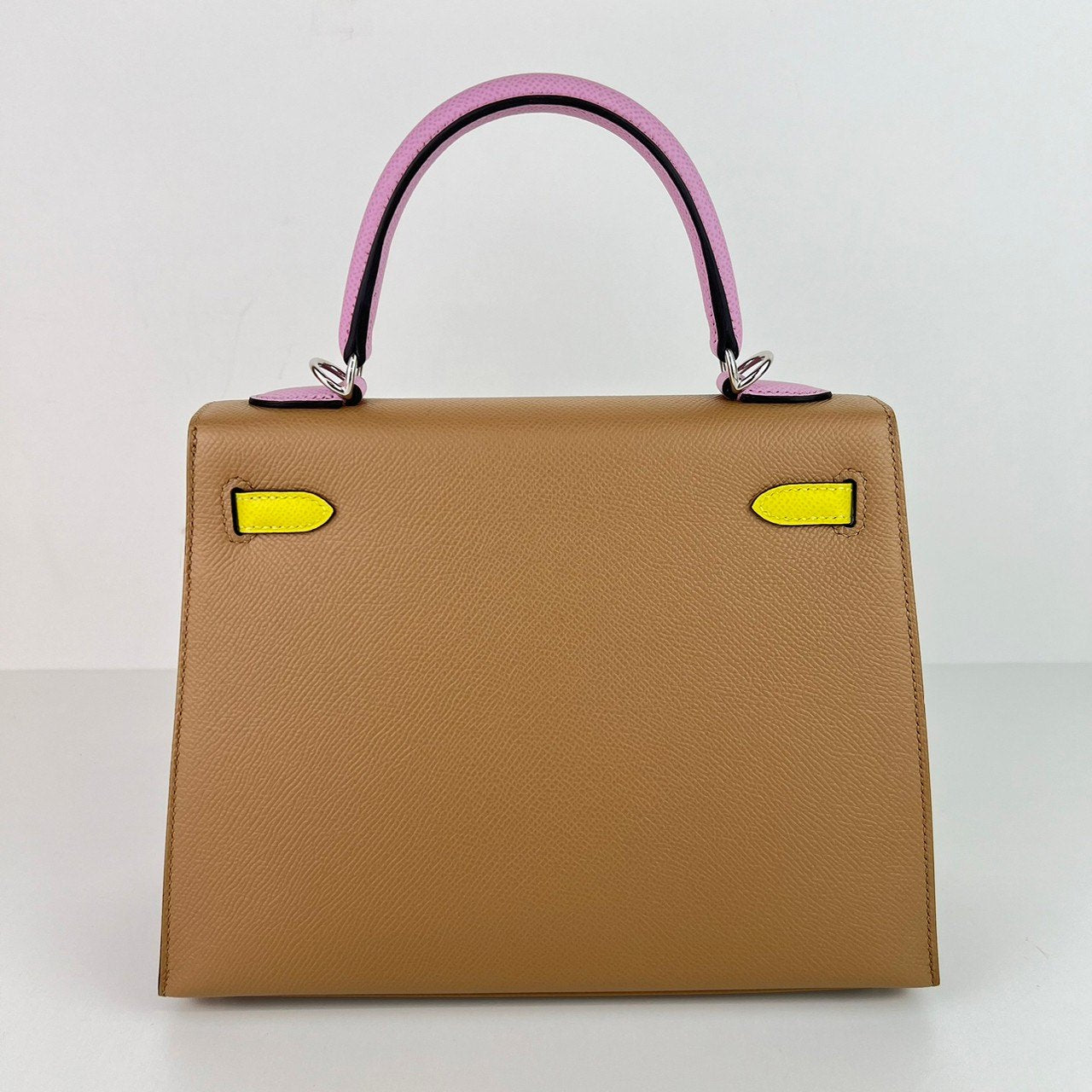 Kelly25 Toricolor ケリー25トリコロール Chai/Mauve sylvester/Lime チャイ/モーヴシルベストル/ライム PHW シルバー金具 Epsom エプソン Stamp-U U刻印