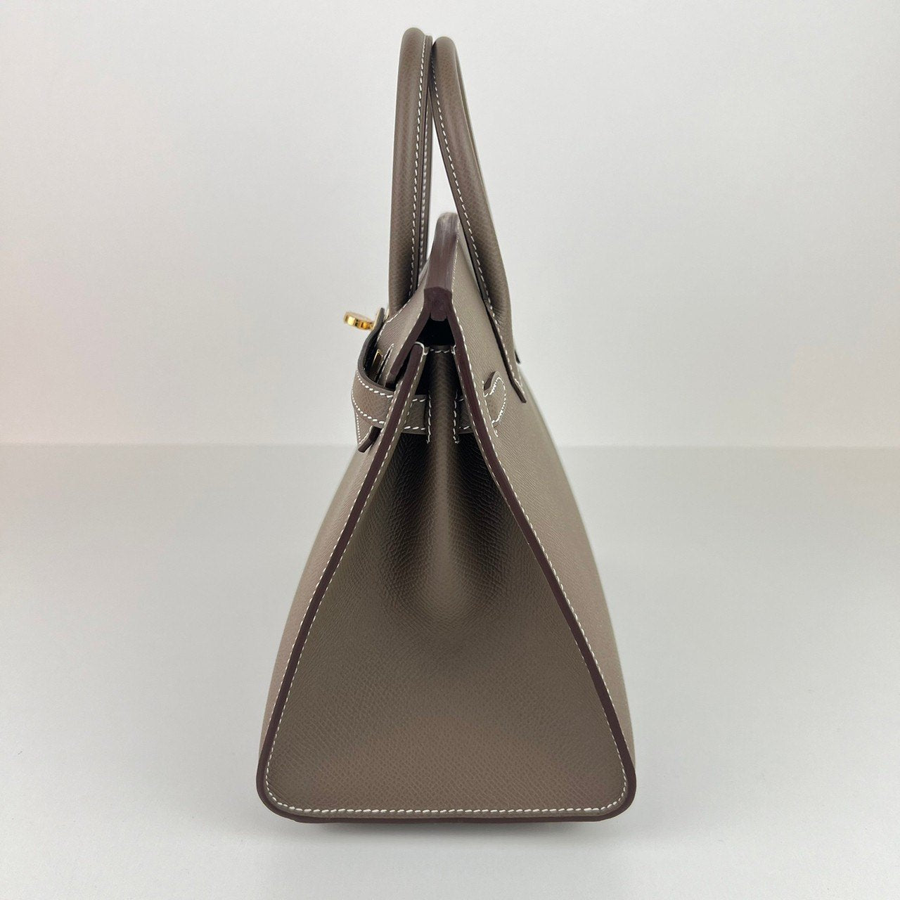 Birkin25 Sellier バーキン25セリエ Etoupe エトープ GHW ゴールド金具 Epsom エプソン Stamp-W W刻印 ハンドバッグ レディースバッグ