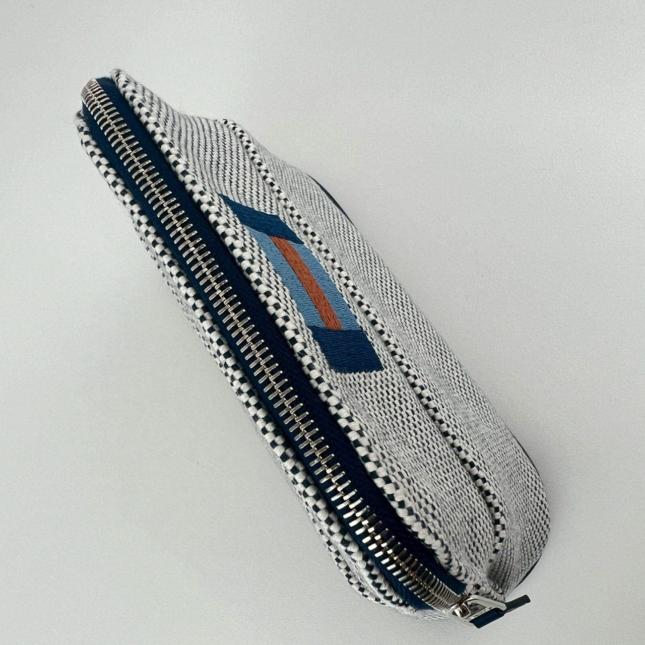 Hermès エルメス Trousse Bolide Casaque mini mini ボリードポーチ カザック ミニミニ 綿100% Marine マリン