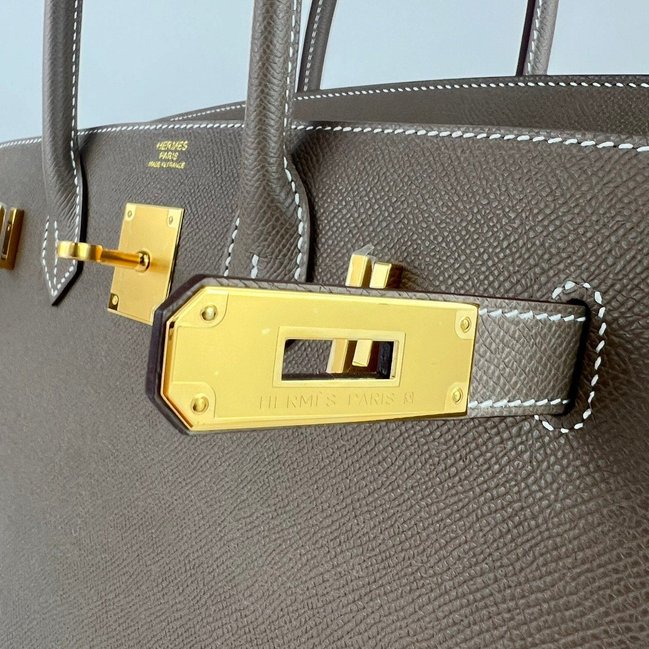 Birkin30 sellier バーキン30 セリエ Etoupe エトープ Epsom エプソン GHW ゴールド金具 Stamp-W W刻印