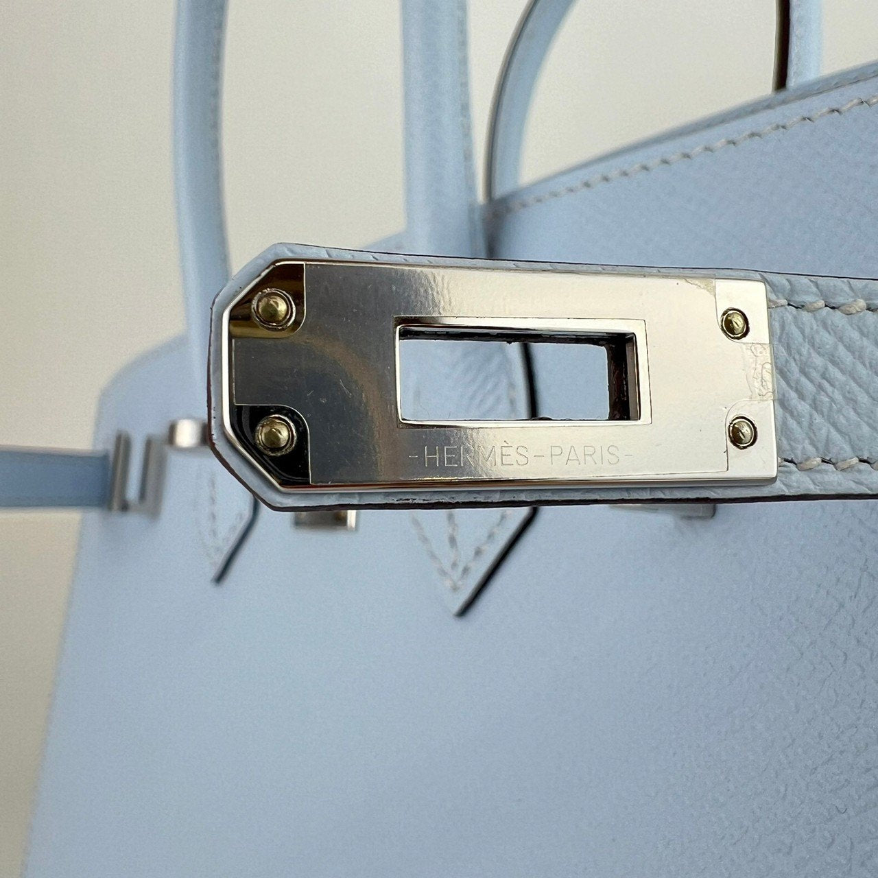 Birkin25 Sellier バーキン25セリエ Blue brume ブルーブリュム PHW シルバー金具 Y刻 Epsom エプソン