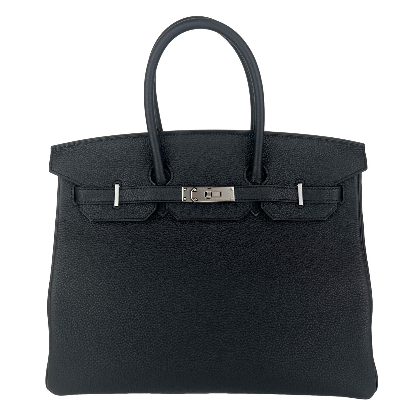 Birkin35 バーキン35 Black ブラック PHW シルバー金具 Stamp-B B刻